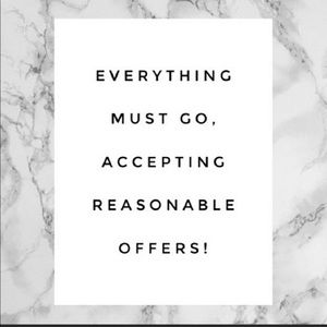 Everything must go please feel free to offer!!❤️
